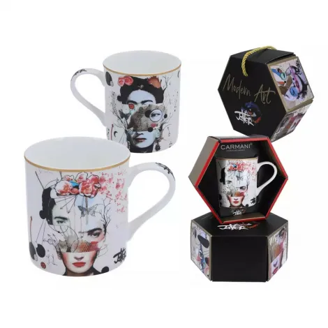 Kubek Carmani 380ml - L. Jover, Frida Kahlo